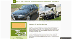 Desktop Screenshot of barefootservicesbelize.com